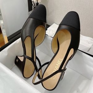Chanel slingback classic pumps 37 7